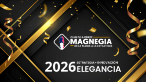 CLASES MAGNEGIA portada de facebook año nuevo moderno negro